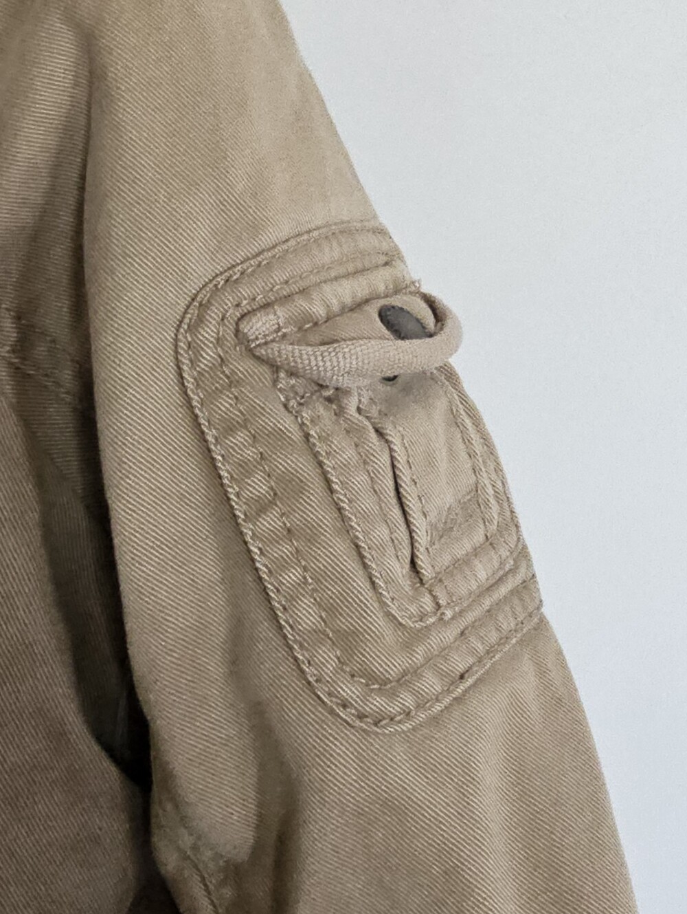 Authentic mid-2000s Abercrombie & Fitch heavy-duty canvas bomber jacket - Picture 3 of 13